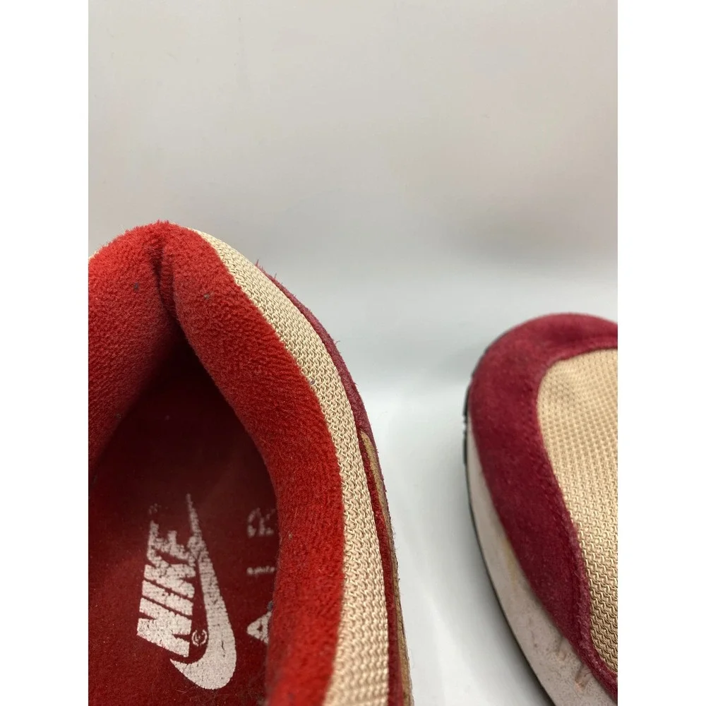 Size 10 -‎ Nike Air Max 1 Premium Retro Red Curry (908366-600)